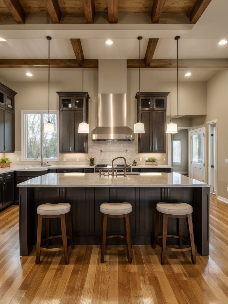 utilize-large-kitchen-island-central-gathering-food-preparation-area-creating-seamless-flow-between-kitchen-living-spaces