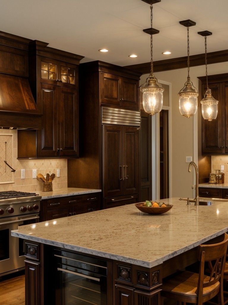 traditional-kitchen-design-featuring-ornate-details-rich-wood-finishes-elegant-pendant-lighting-providing-timeless-classic-aesthetic