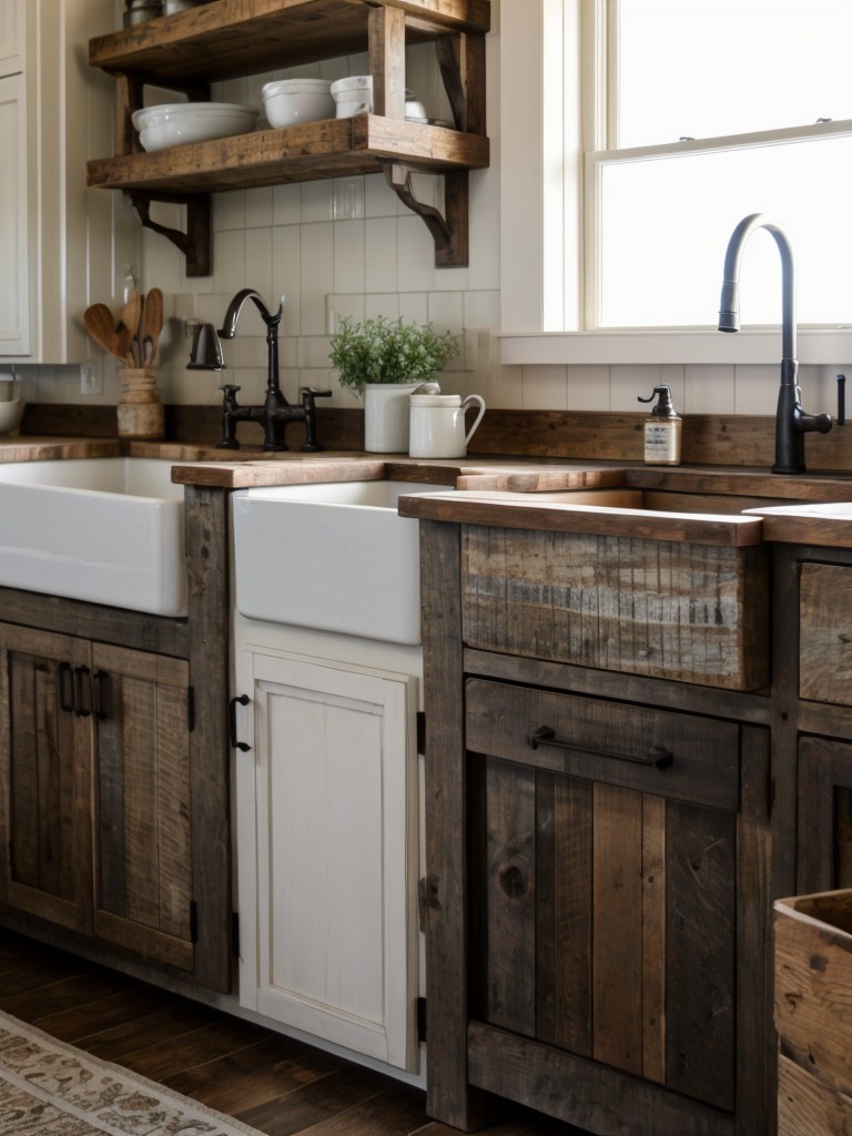 rustic-farmhouse-kitchen-design-ideas-reclaimed-wood-accents-farmhouse-sink-open-shelving