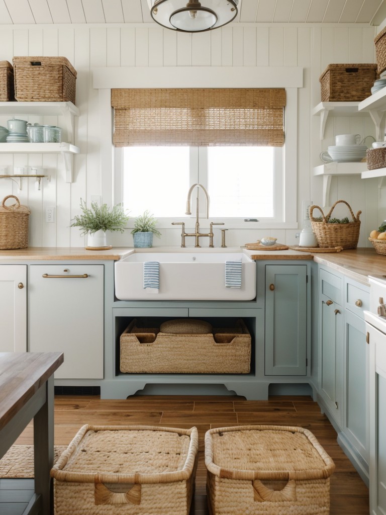 coastal-kitchen-design-ideas-nautical-inspired-decor-light-color-schemes-natural-materials-incorporating-open-shelving-wicker-baskets-beach-themed-acc