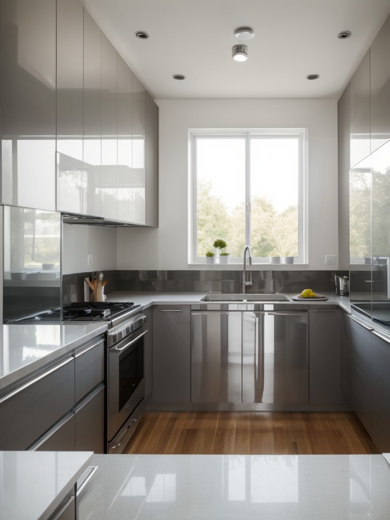 contemporary-kitchen-design-sleek-stainless-steel-appliances-high-gloss-cabinets-minimalist-color-palette