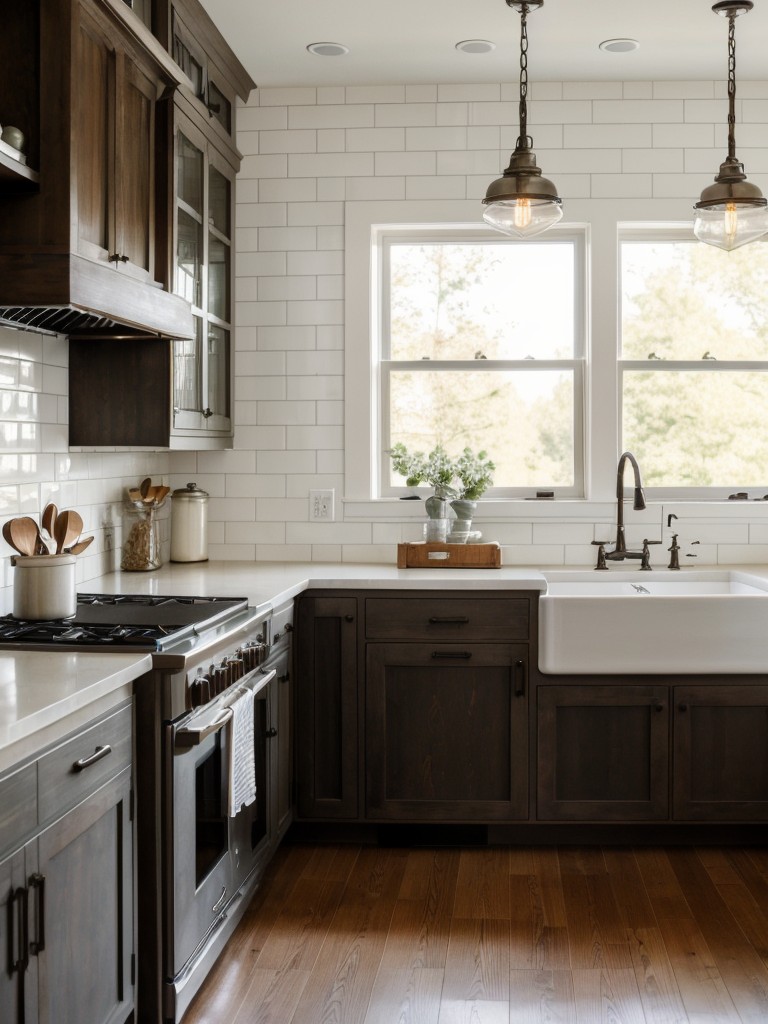 farmhouse-chic-kitchen-mix-vintage-modern-elements-including-farmhouse-sink-subway-tile-backsplash-industrial-pendant-lights