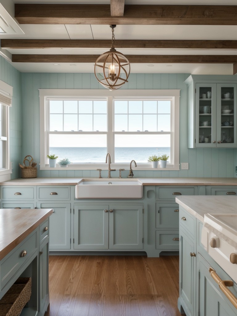 coastal-kitchen-ideas-beach-inspired-vibe-highlighting-light-colors-natural-textures-nautical-elements-like-ship-wheel-decor-rope-accents