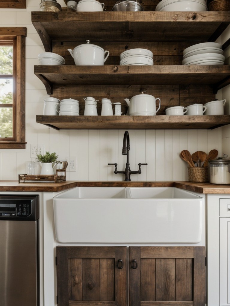 farmhouse-kitchen-ideas-rustic-charm-cozy-atmosphere-featuring-open-shelving-farmhouse-sink-distressed-wood-finishes