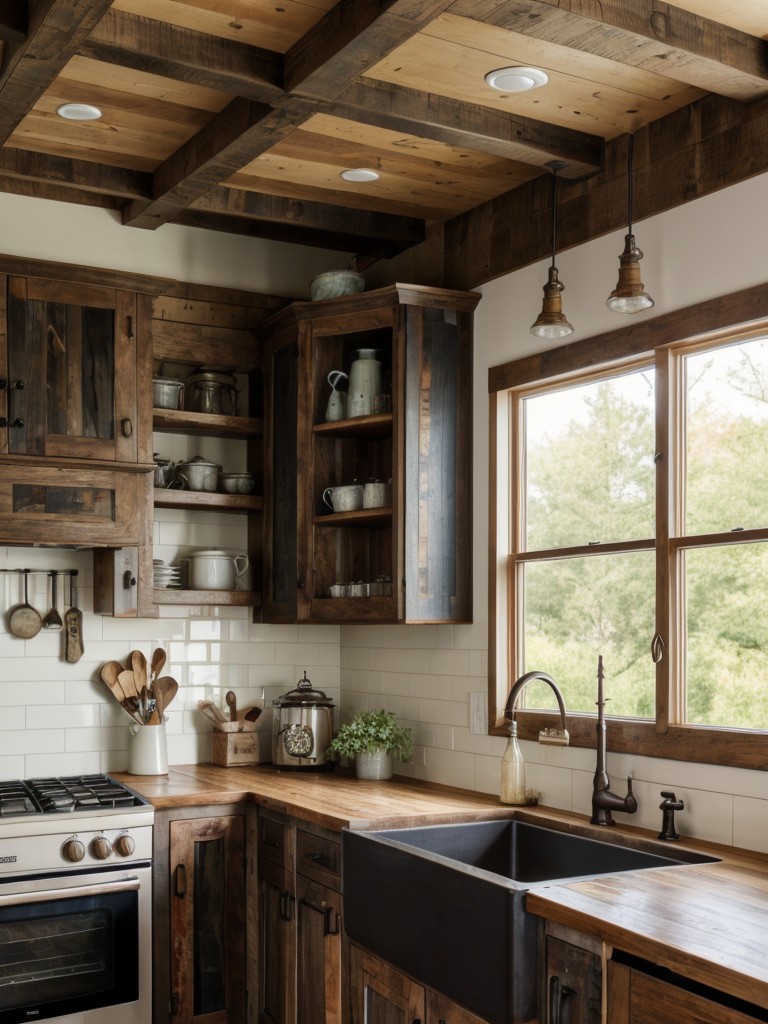 country-kitchen-ideas-featuring-distressed-wood-finishes-vintage-accessories-floral-prints-charming-cozy-farmhouse-atmosphere