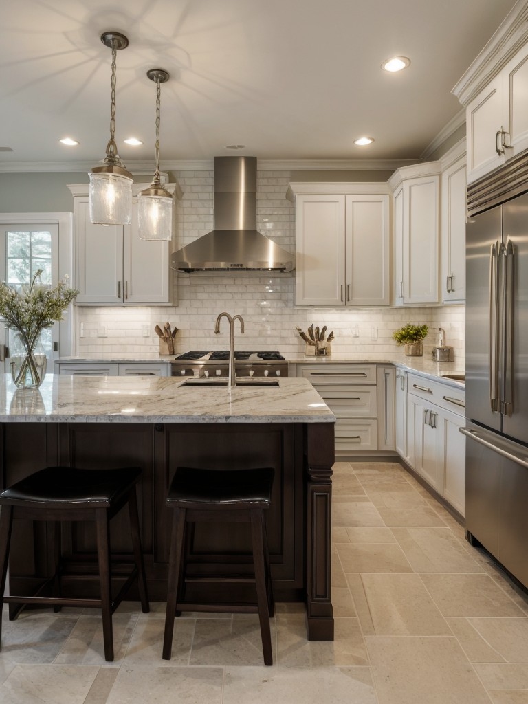 classic-kitchen-design-ideas-timeless-features-such-marble-countertops-subway-tile-backsplashes-elegant-pendant-lighting
