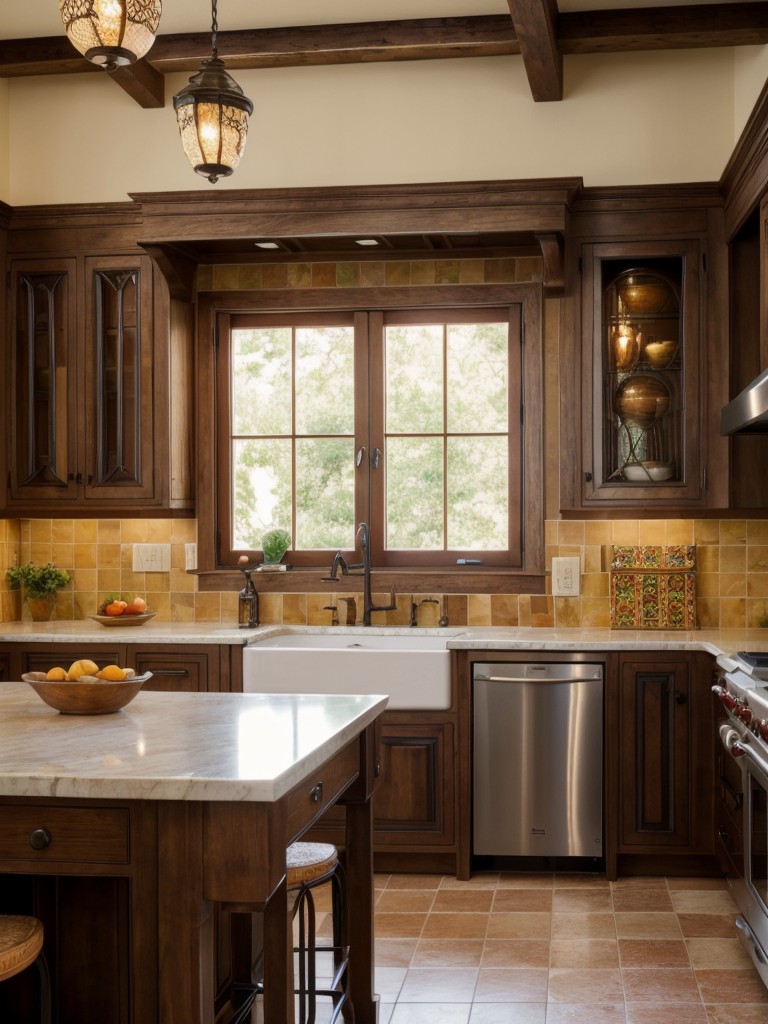 spanish-inspired-kitchen-design-ideas-vibrant-tile-work-ornate-iron-accents-rich-wooden-details-evoking-warm-mediterranean-ambiance