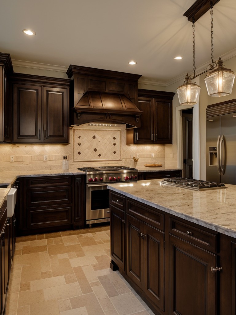 traditional-kitchen-ideas-ornate-cabinetry-elegant-lighting-fixtures-classic-color-palette