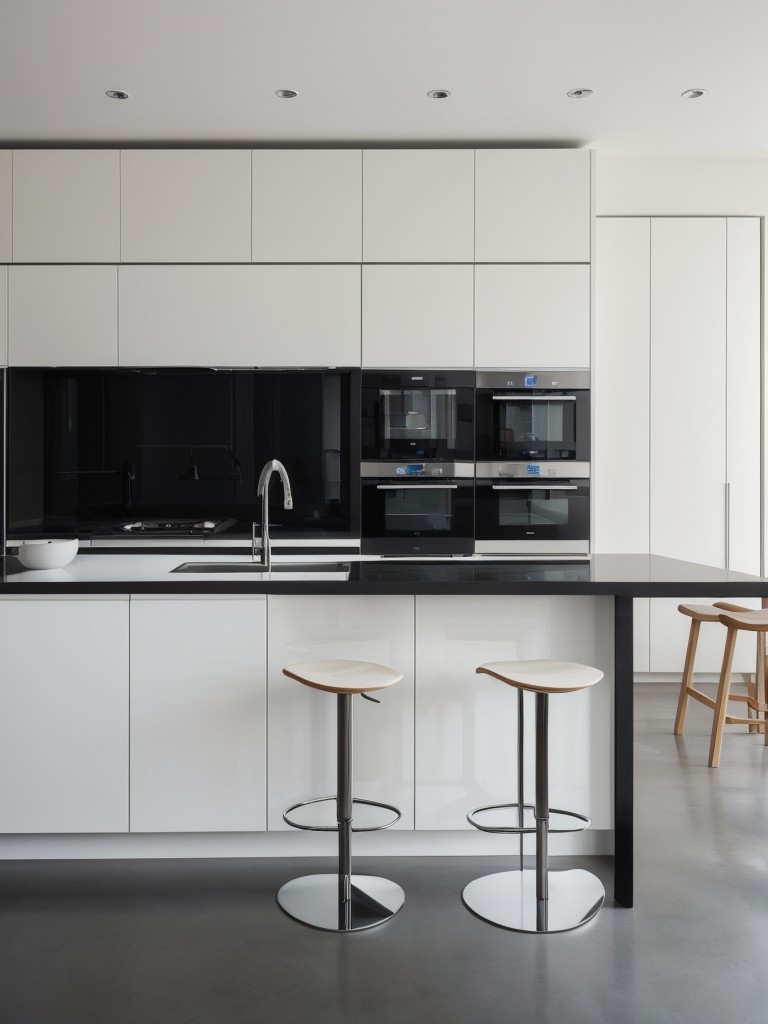 contemporary-kitchen-ideas-sleek-minimalist-design-high-tech-appliances-bold-pops-color-modern-look