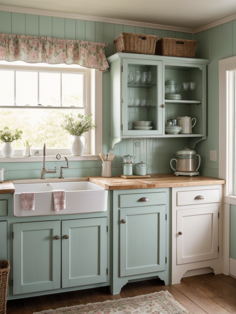cottage-kitchen-ideas-pastel-hues-floral-patterns-vintage-furniture-cozy-cottage-style-space