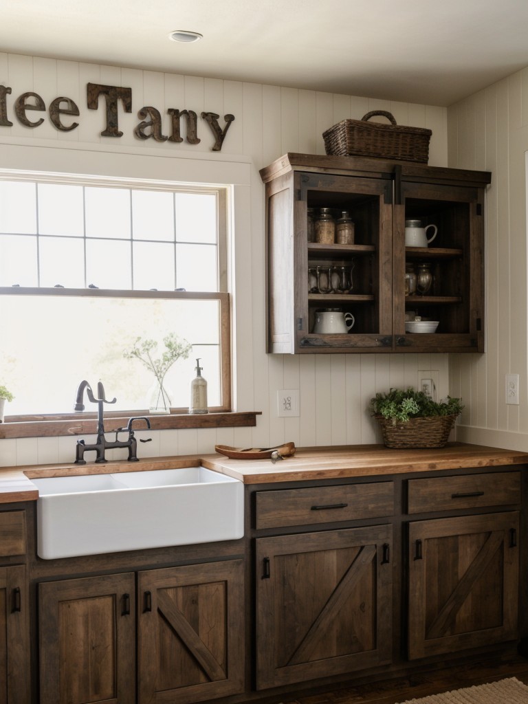 farmhouse-kitchen-ideas-farmhouse-sink-barn-door-pantry-vintage-inspired-accessories-charming-country-style-look