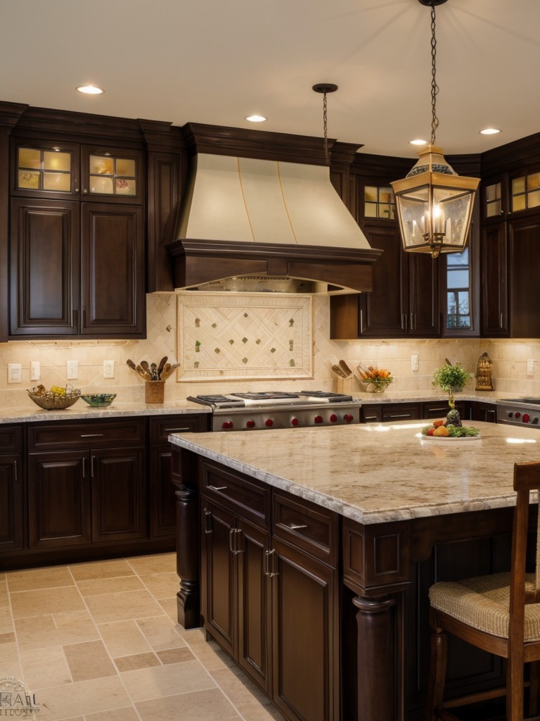 mediterranean-kitchen-style-vibrant-colored-tiles-ornate-cabinetry-central-island-touch-elegance-luxury