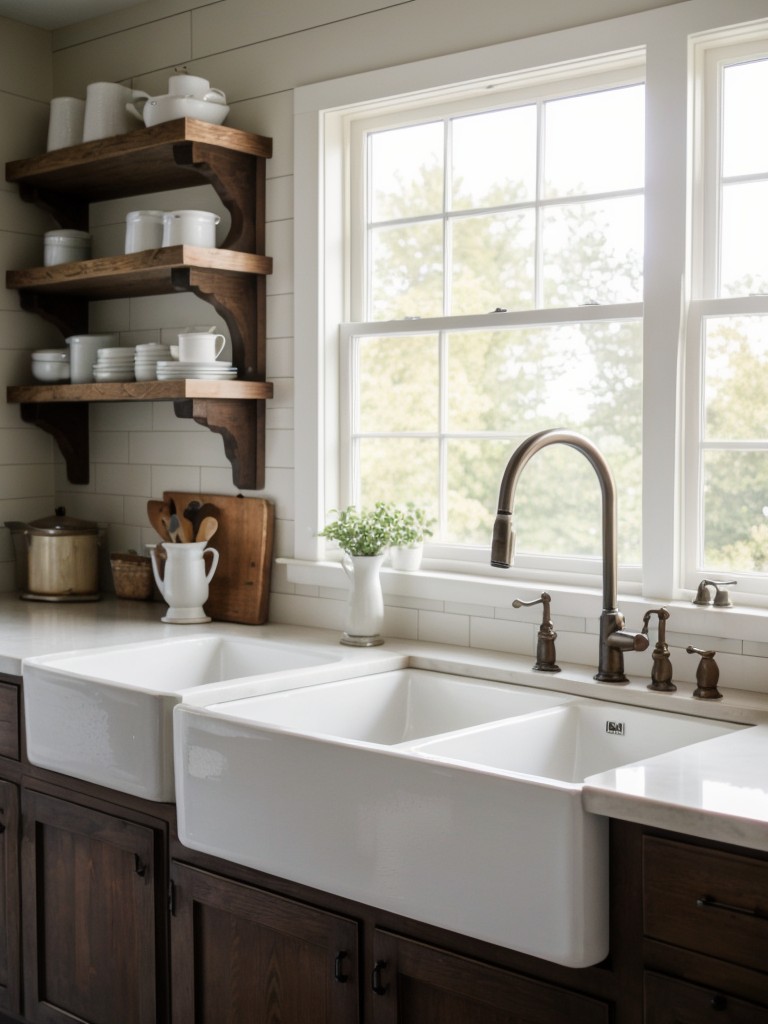 installing-large-farmhouse-sink-vintage-inspired-faucet-to-create-charming-practical-kitchen-space