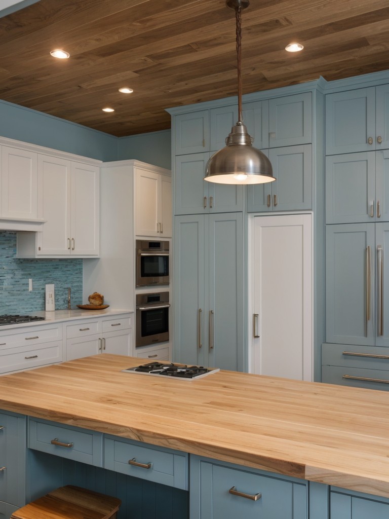 incorporating-elements-such-light-blue-cabinets-seashell-accents-natural-wood-countertops