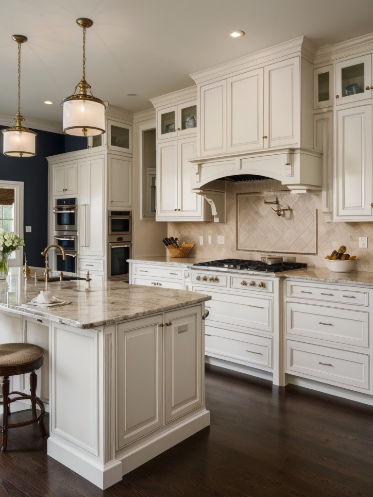 traditional-kitchen-ideas-showcasing-classic-elements-such-ornate-cabinetry-decorative-moldings-timeless-color-scheme-like-white-navy-blue