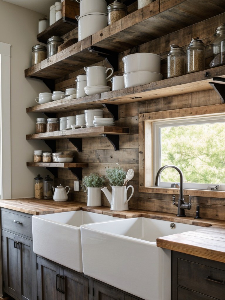 farmhouse-kitchen-design-ideas-farmhouse-sink-open-shelving-distressed-wood-elements-charming-rustic-vibe
