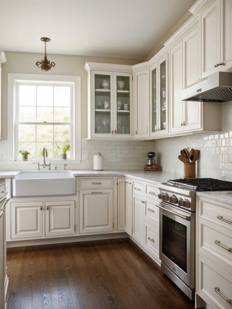 traditional-kitchen-ideas-classic-white-cabinets-ornate-details