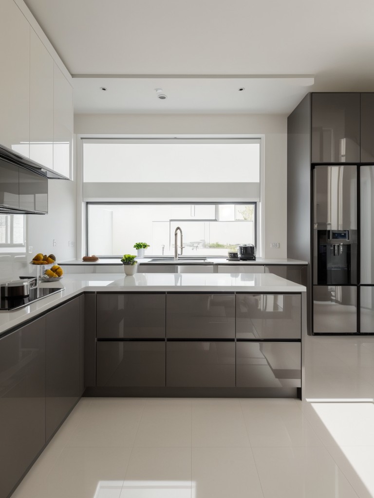contemporary-kitchen-ideas-minimalist-design-sleek-high-gloss-cabinets-modern-look