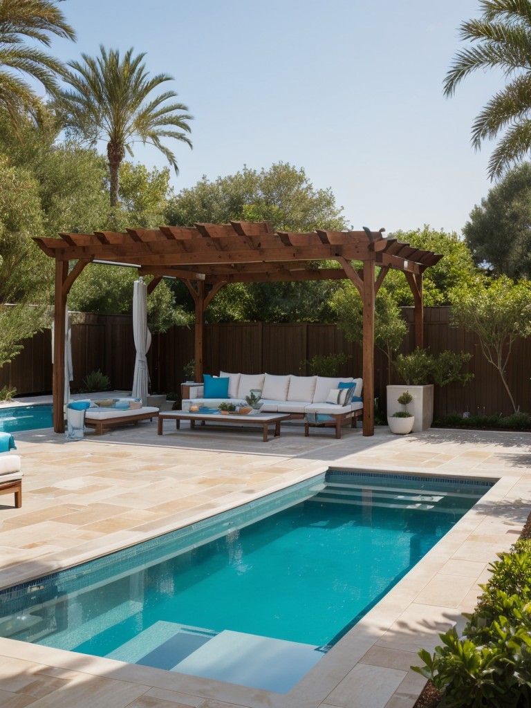mediterranean-backyard-design-ideas-clear-blue-swimming-pool-pergola-covered-seating-area-bringing-touch-elegance-relaxation
