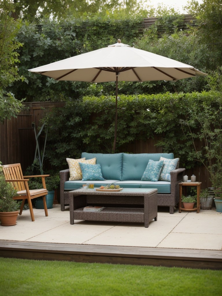 eclectic-backyard-design-ideas-mix-vintage-modern-furniture-vibrant-patterns-quirky-garden-art