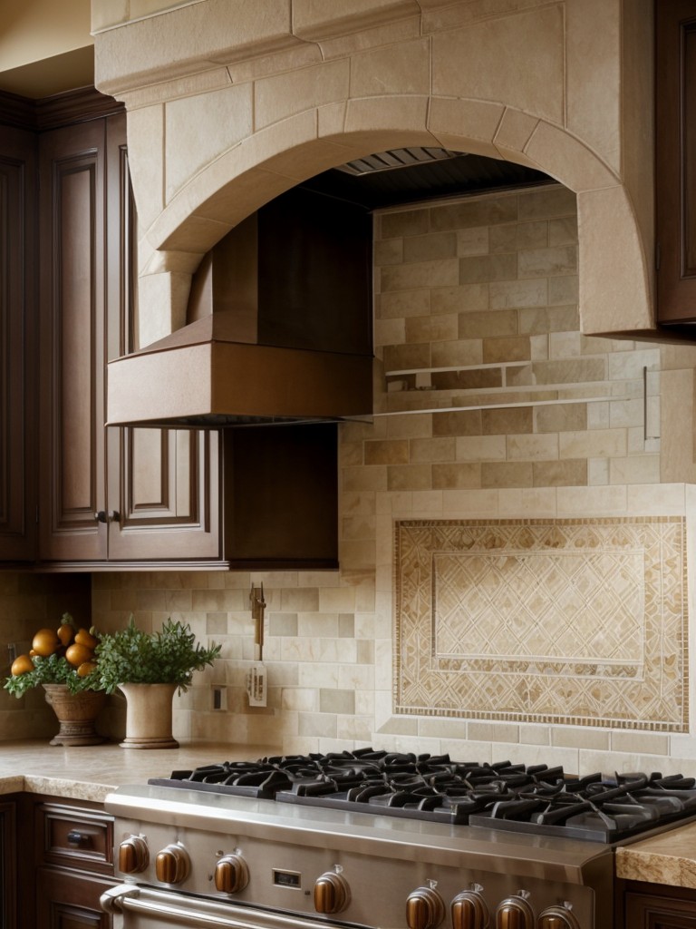mediterranean-kitchen-ideas-warm-earthy-tones-decorative-tiles-ornate-details-including-tiled-backsplash-wrought-iron-accents