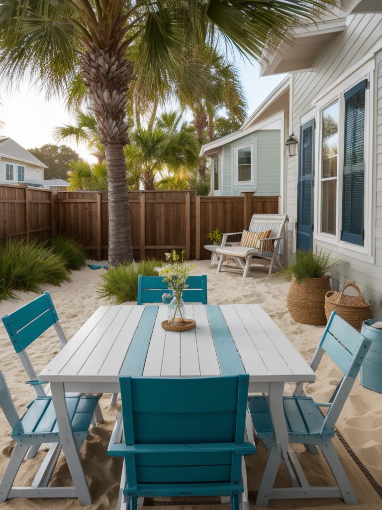 coastal-themed-backyard-sandy-beach-area-nautical-decor-beachy-color-palette-seaside-escape