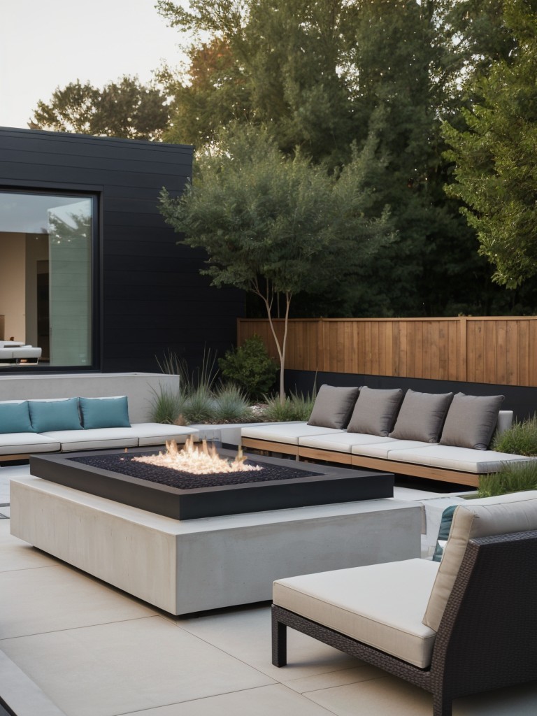 contemporary-backyard-sleek-outdoor-furniture-sleek-fire-pit-modern-landscaping-stylish-sophisticated-outdoor-area