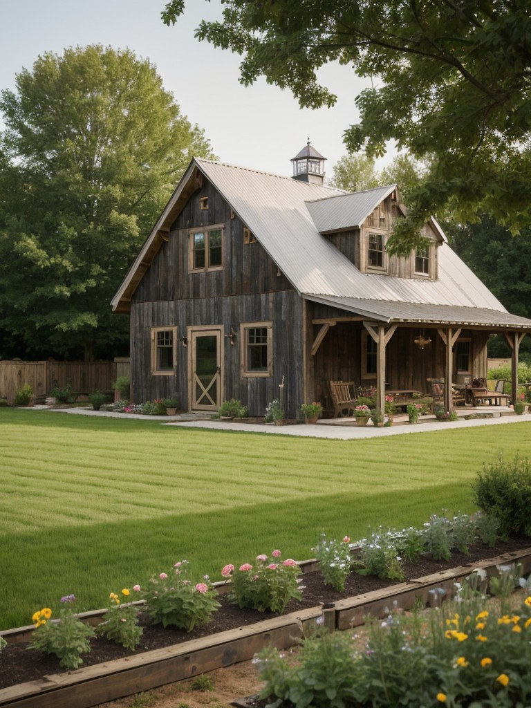 farmhouse-style-backyard-rustic-barn-country-style-furniture-vegetable-garden-charming-practical-space