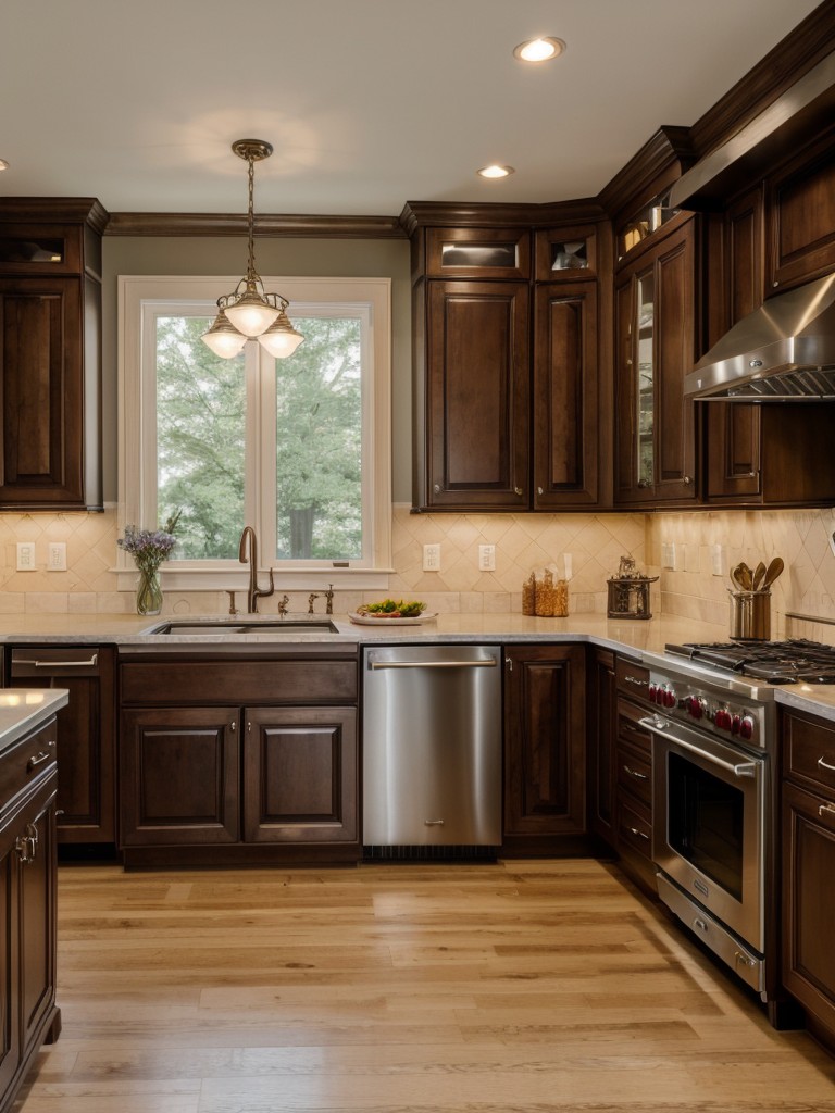 traditional-kitchen-design-ornate-cabinetry-elegant-lighting-fixtures-classic-color-schemes