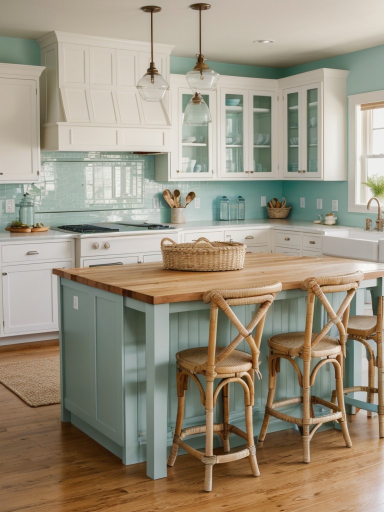 coastal-inspired-kitchen-ideas-featuring-bright-breezy-color-scheme-beachy-accessories-natural-materials-like-wicker-sea-grass