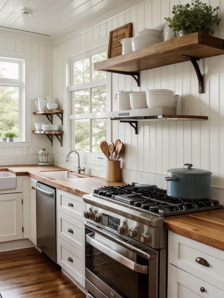 cottage-inspired-kitchen-ideas-charming-beadboard-paneling-open-shelving-vintage-inspired-appliances