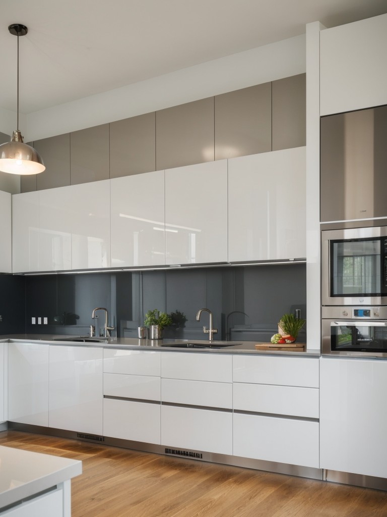 contemporary-kitchen-ideas-sleek-high-gloss-cabinets-open-shelving