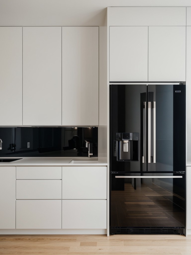 minimalist-kitchen-ideas-sleek-designs-simple-color-palettes-hidden-appliances-featuring-built-wine-coolers-minimalist-lighting-fixtures