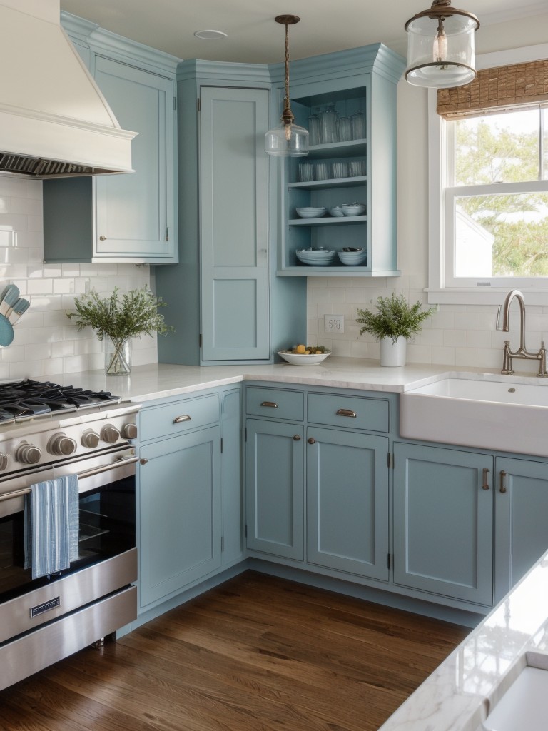 coastal-kitchen-ideas-light-airy-atmosphere-featuring-blue-white-color-palette-nautical-decor-natural-materials-like-sea-glass-driftwood