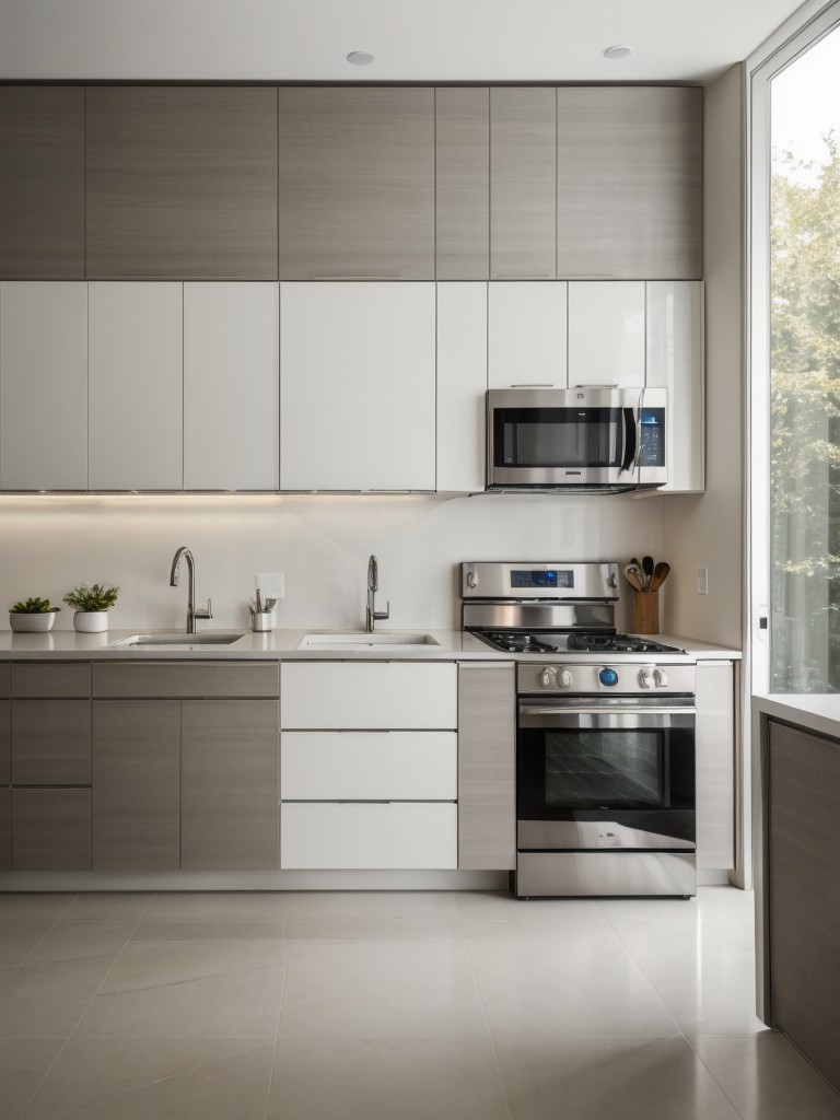 contemporary-kitchen-ideas-focus-sleek-design-incorporating-stainless-steel-appliances-minimalist-cabinetry-neutral-color-palette