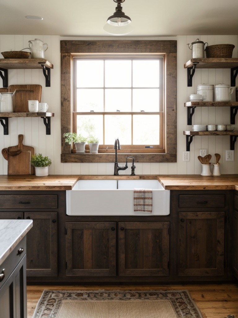farmhouse-kitchen-ideas-cozy-inviting-atmosphere-rustic-wood-accents-vintage-inspired-fixtures-like-farmhouse-sink-open-shelves
