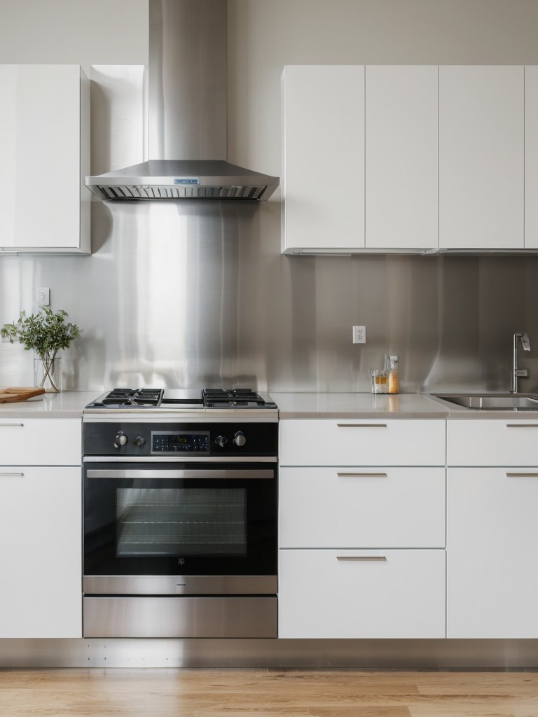 minimalist-kitchen-ideas-simple-white-cabinetry-sleek-stainless-steel-appliances-open-shelving-clean-uncluttered-look