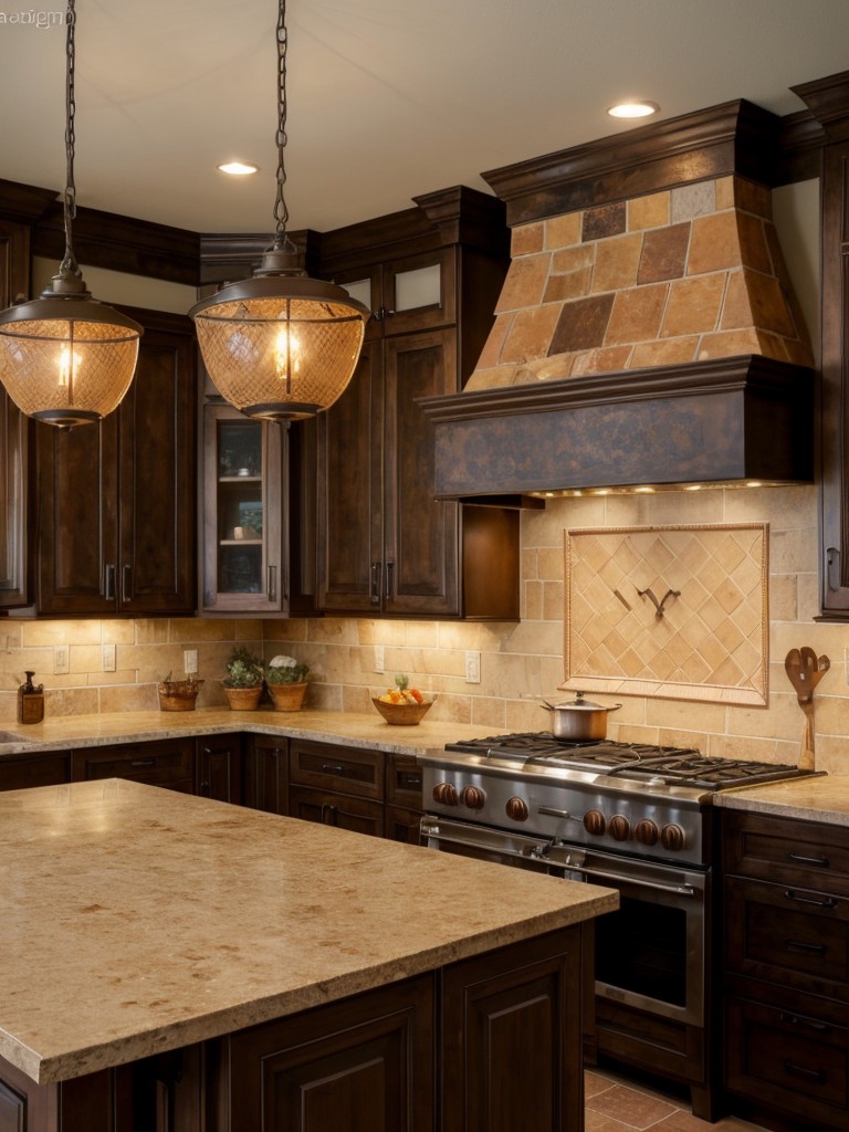 mediterranean-kitchen-design-ideas-warm-earthy-tones-decorative-details-rustic-finishes-featuring-terracotta-tiles-wrought-iron-pendant-lights-mosaic-