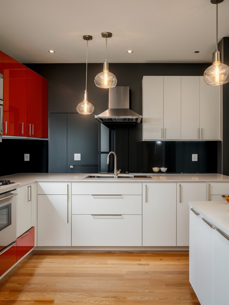contemporary-kitchen-ideas-bold-pops-color-innovative-lighting-fixtures