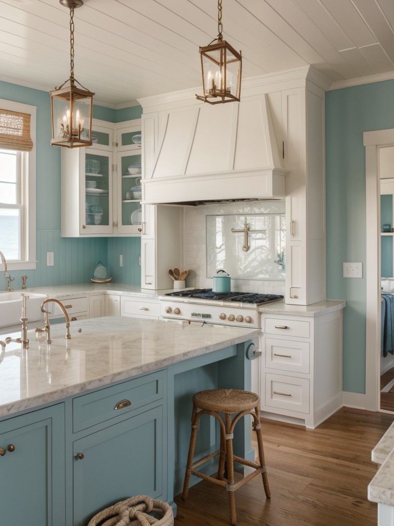 coastal-kitchen-ideas-beach-inspired-color-palette-using-nautical-elements-such-rope-accents-seashell-decor-light-airy-fabrics-evoking-relaxed-seaside