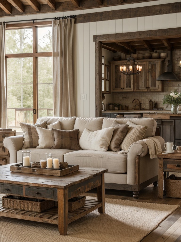 farmhouse-living-room-ideas-rustic-comfortable-design-using-reclaimed-wood-vintage-accessories-neutral-colors-warm-inviting-atmosphere