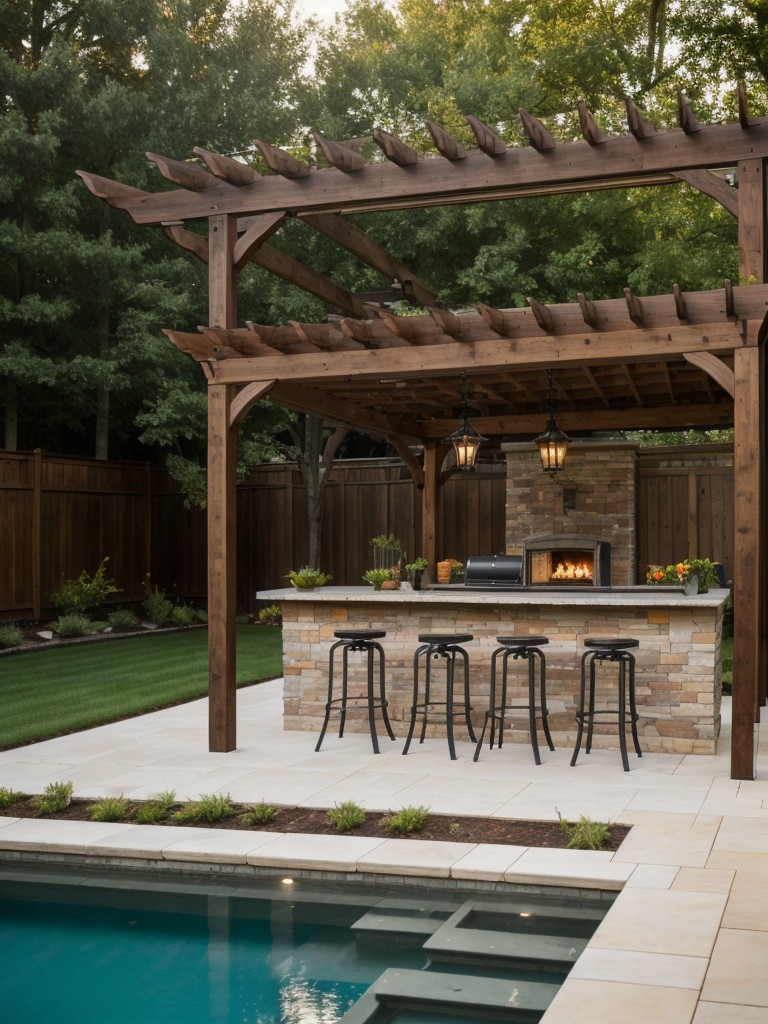 combine-beauty-functionality-designing-backyard-stunning-pergola-built-bar-comfortable-seating-area-outdoor-gatherings