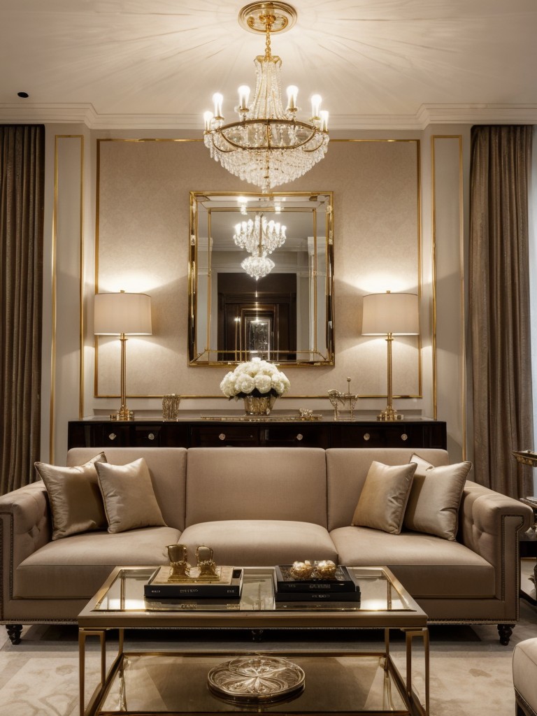 elegant-living-room-ideas-luxurious-furniture-metallic-accents-glamorous-lighting-fixtures-sophisticated-stylish-space