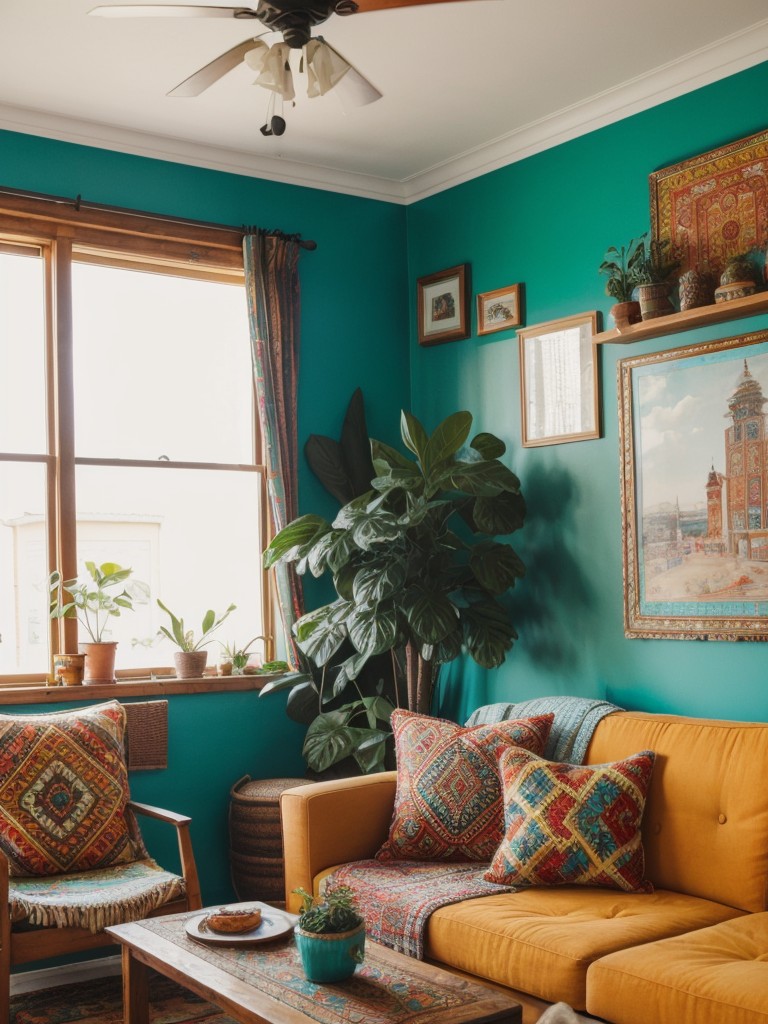 bohemian-living-room-ideas-inspired-eclectic-patterns-vibrant-colors-mix-global-inspired-decor-free-spirited-artistic-vibe