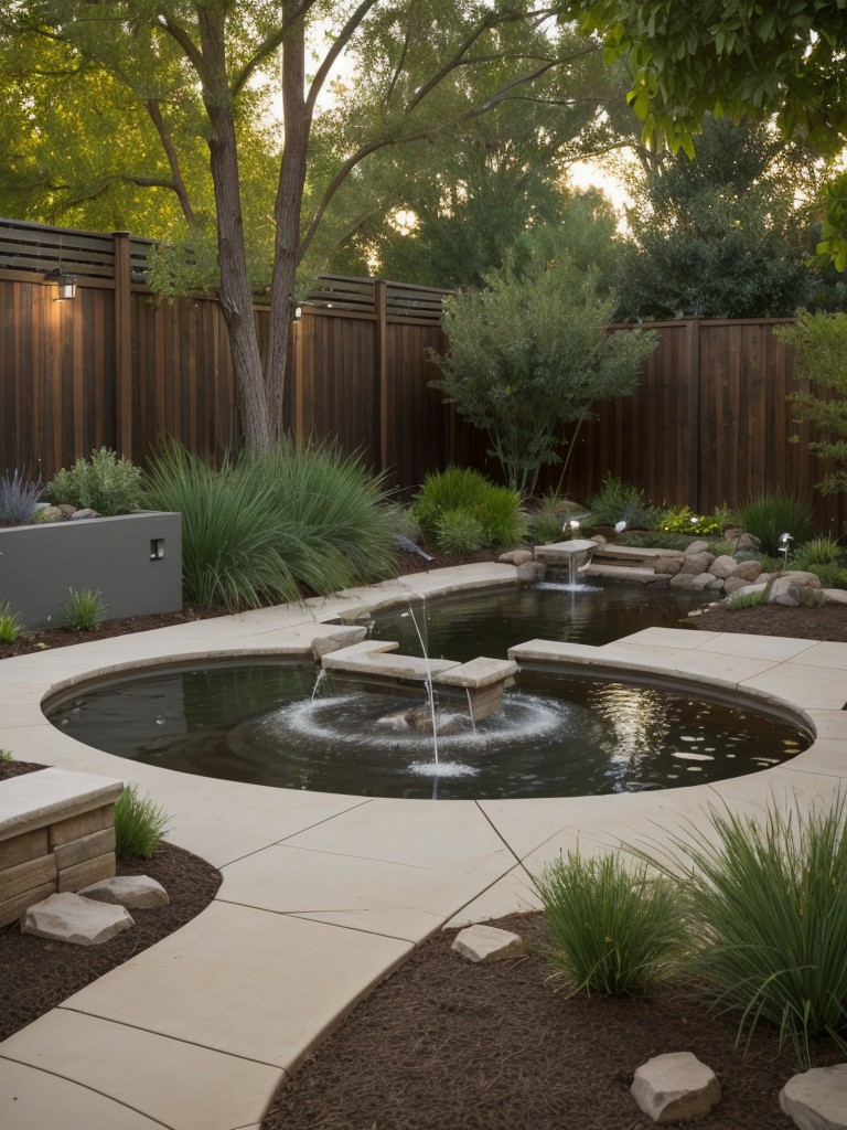 include-incorporating-native-plants-installing-drip-irrigation-systems-using-mulch-to-suppress-weeds-retain-moisture-create-serene-relaxing-backyard-o