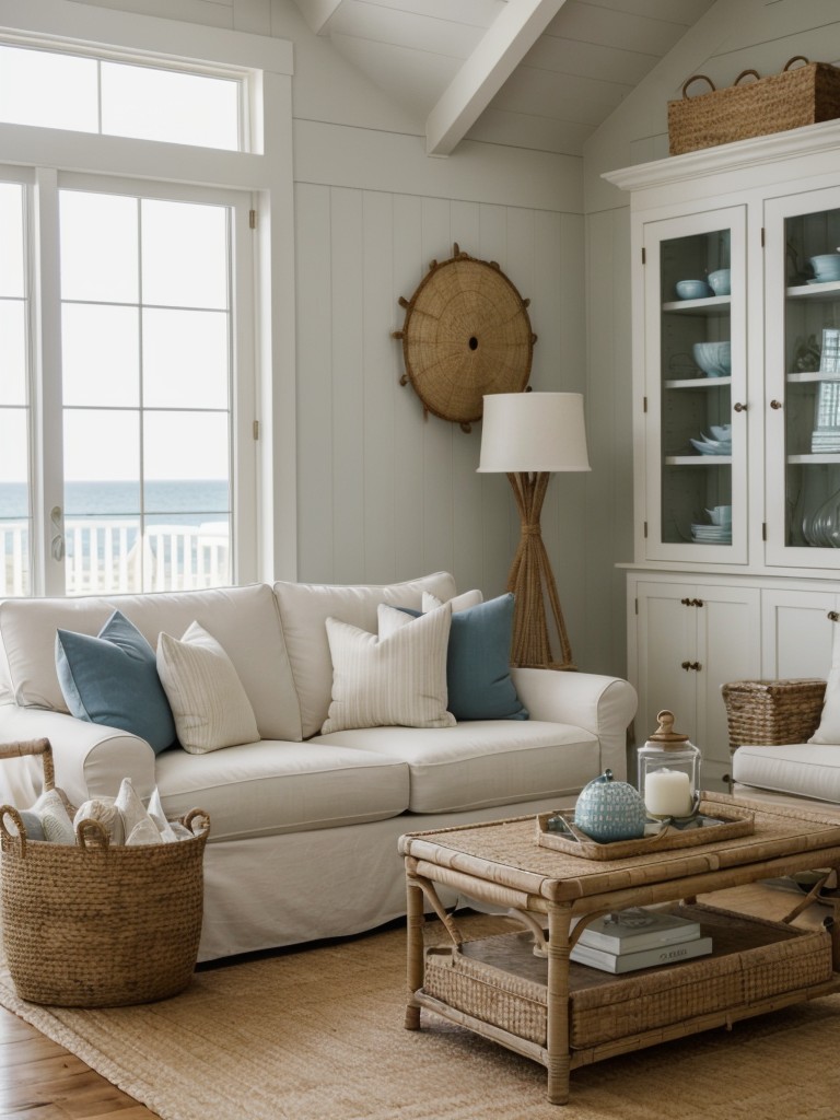 coastal-living-room-ideas-nautical-decor-light-airy-color-palette-natural-materials-like-rattan-driftwood