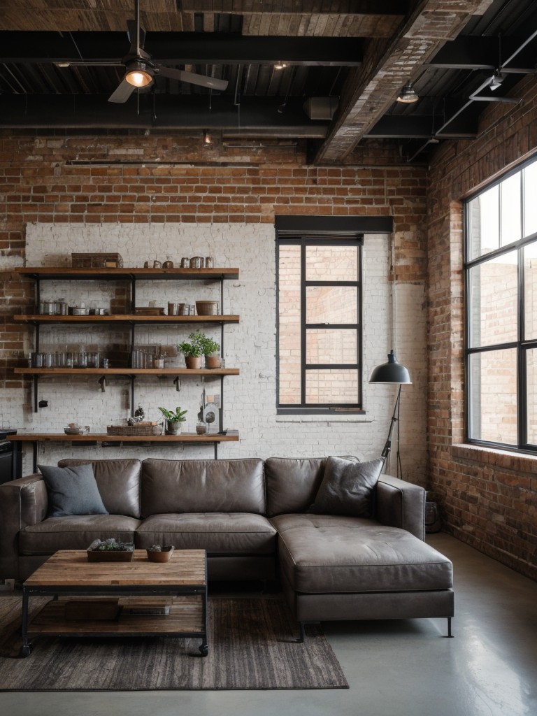 industrial-living-room-ideas-exposed-brick-walls-metal-accents-reclaimed-wood-furniture-modern-edgy-aesthetic