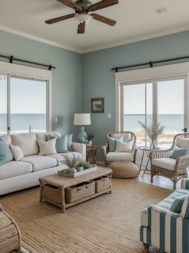 coastal-living-room-ideas-beachy-color-palette-nautical-accents-natural-textures-like-seagrass-rugs-driftwood-decor