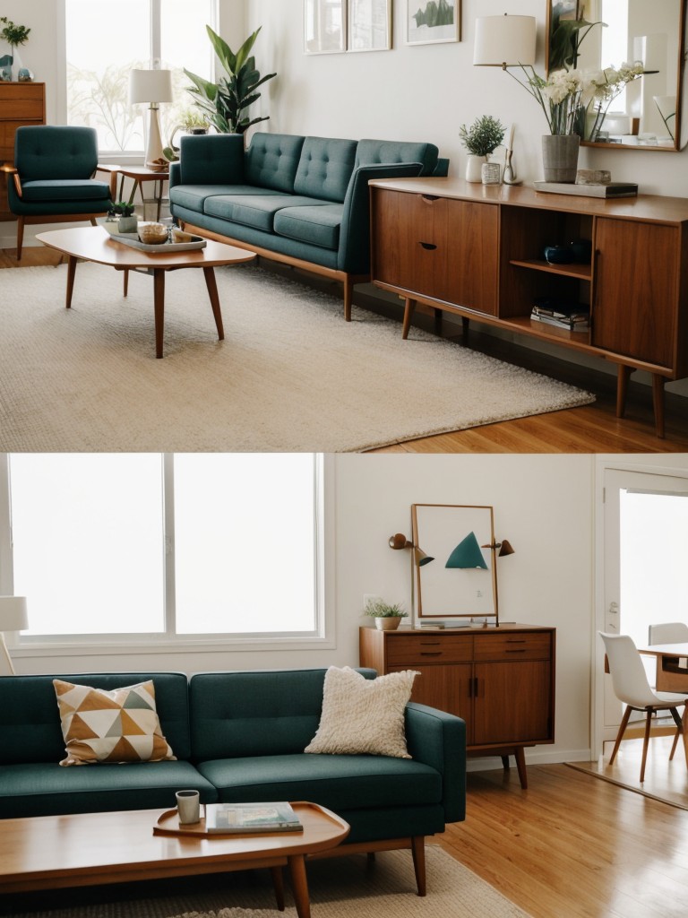mid-century-modern-living-room-ideas-retro-furniture-clean-lines-mix-organic-geometric-shapes-timeless-stylish-feel