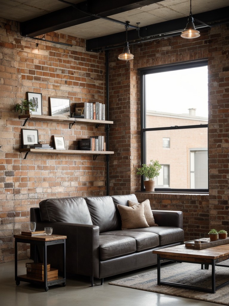 industrial-living-room-ideas-exposed-brick-walls-metal-accents-blend-vintage-modern-furniture